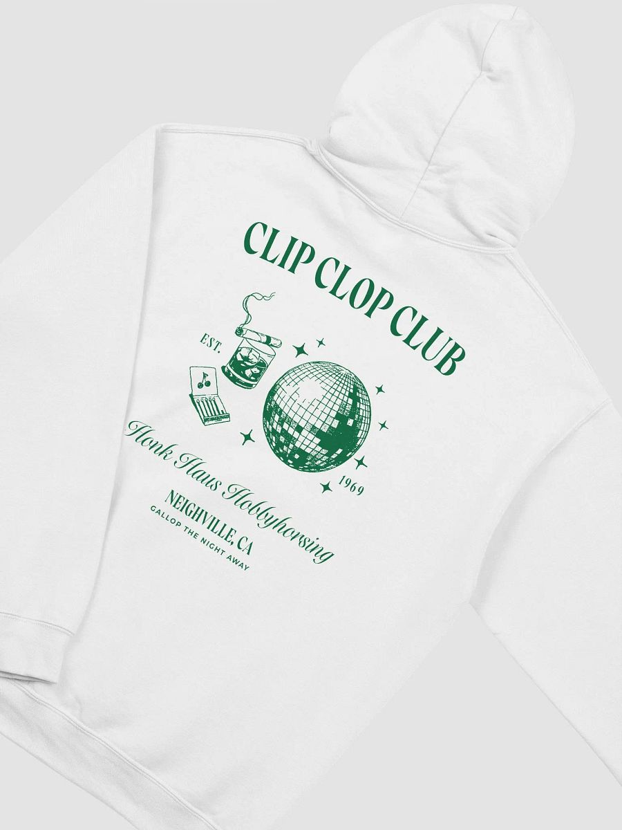 clip clop club printed hoodie product image (1)