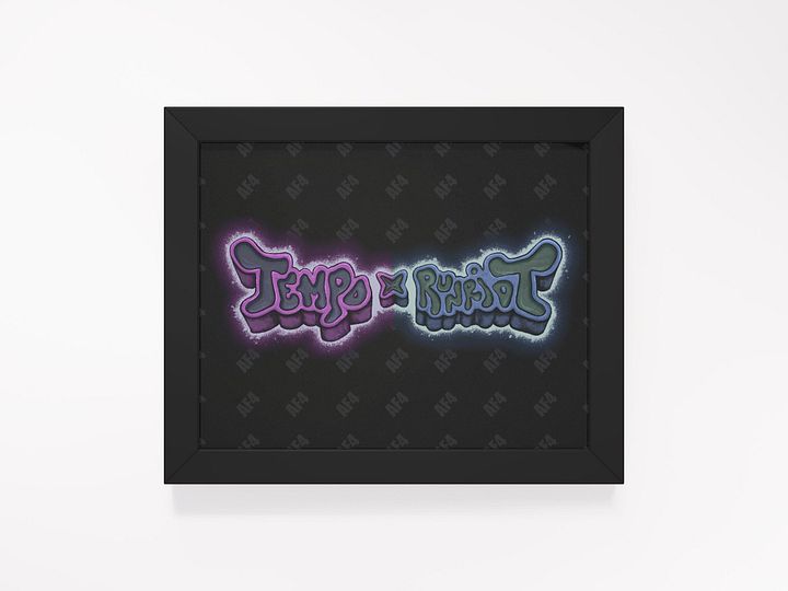 Tempo x RunRiot Framed Print product image (2)