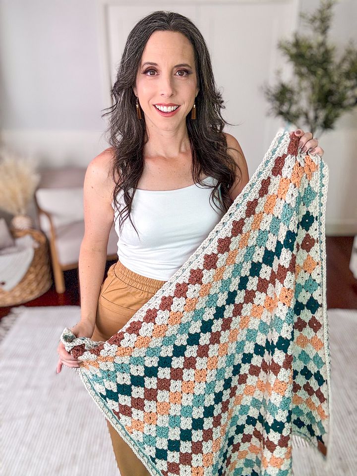 Colorful Hues Crochet Blanket Pattern product image (1)