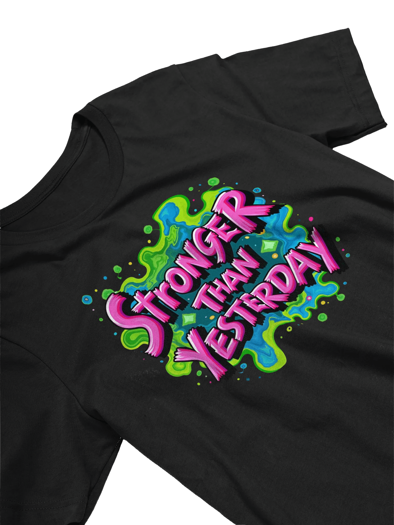 Stronger Than Yesterday - Iconic Comfort Unisex T-Shirt product image (2)