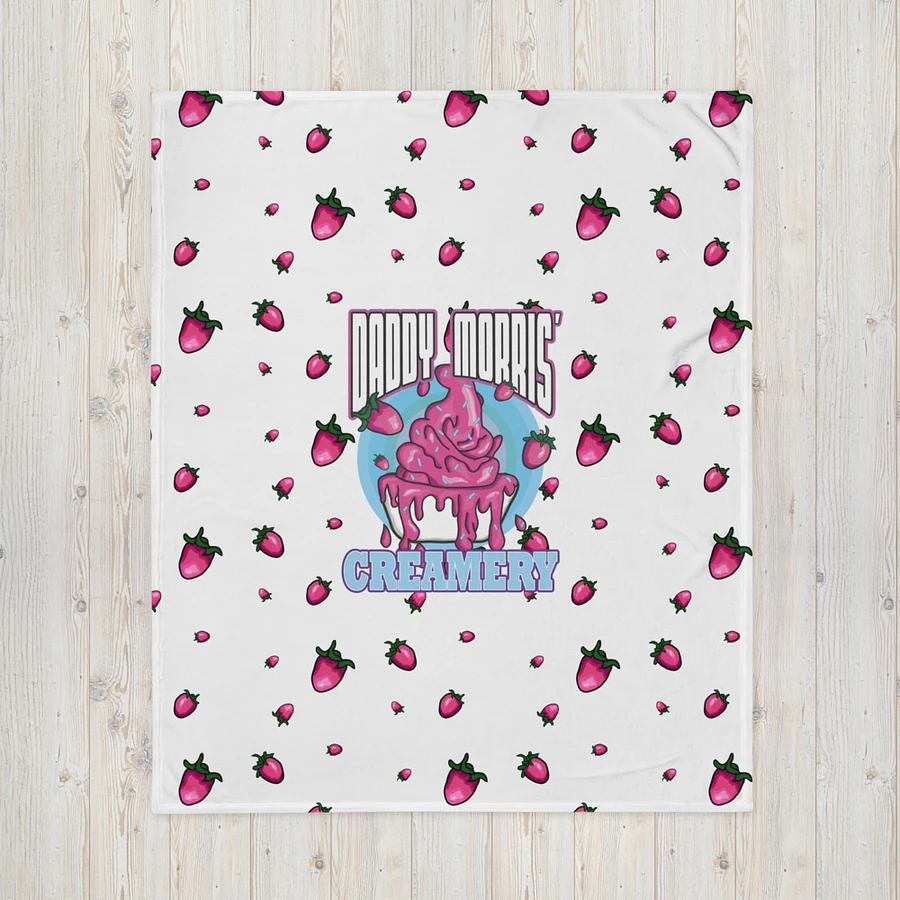 Strawberry Throw // Throw Blanket by Allcolor product image (4)