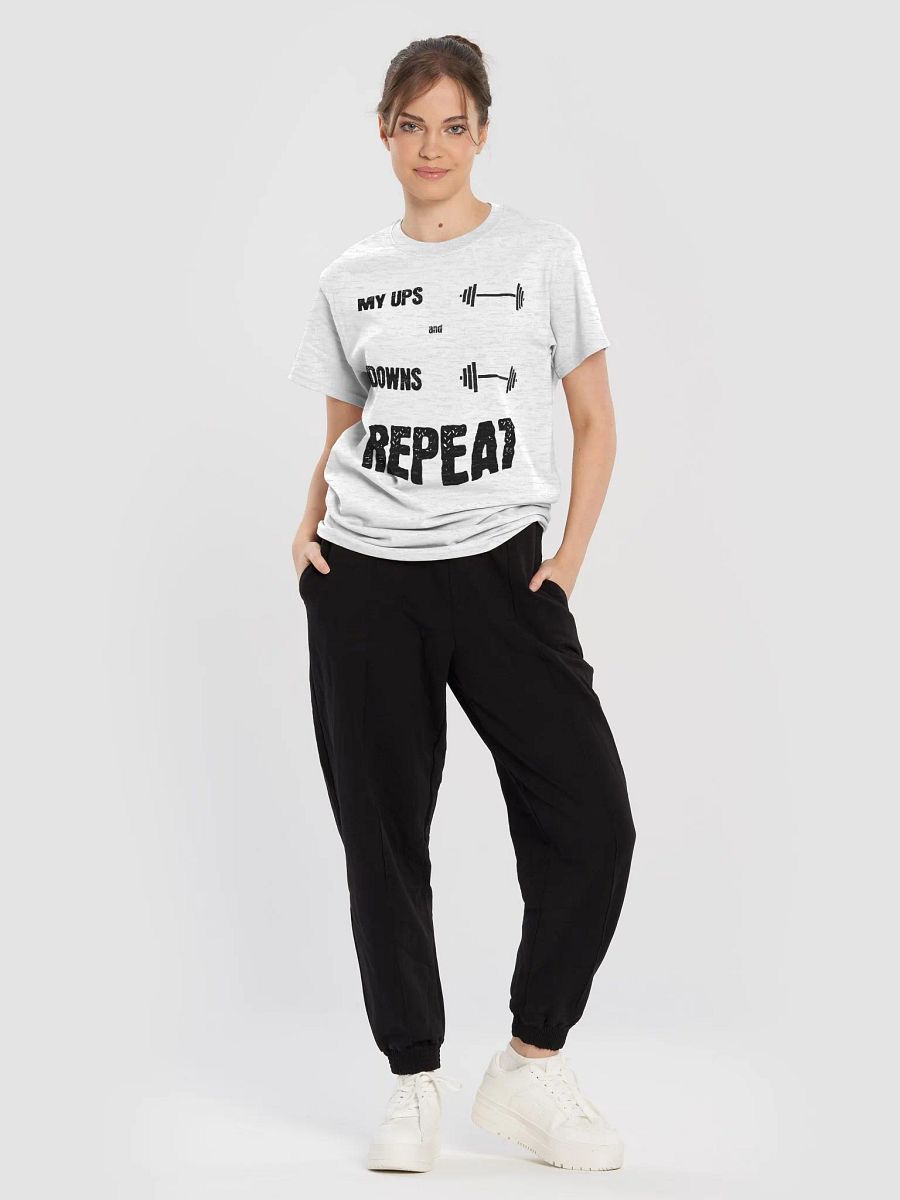 Ups and Downs Dumbbells Graphic Tee product image (50)