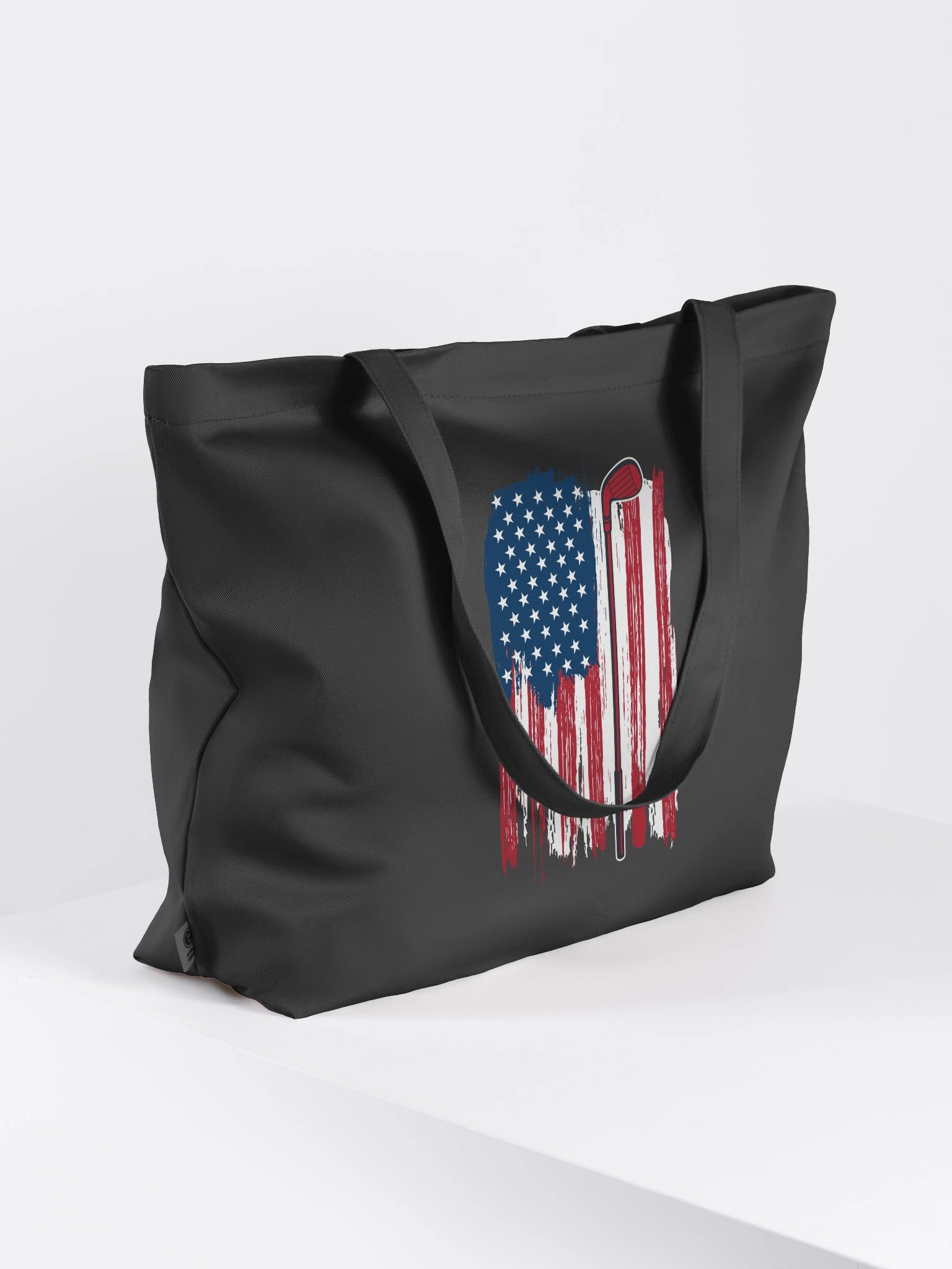 USA Flag Golfing Patriotic Eco Tote product image (4)