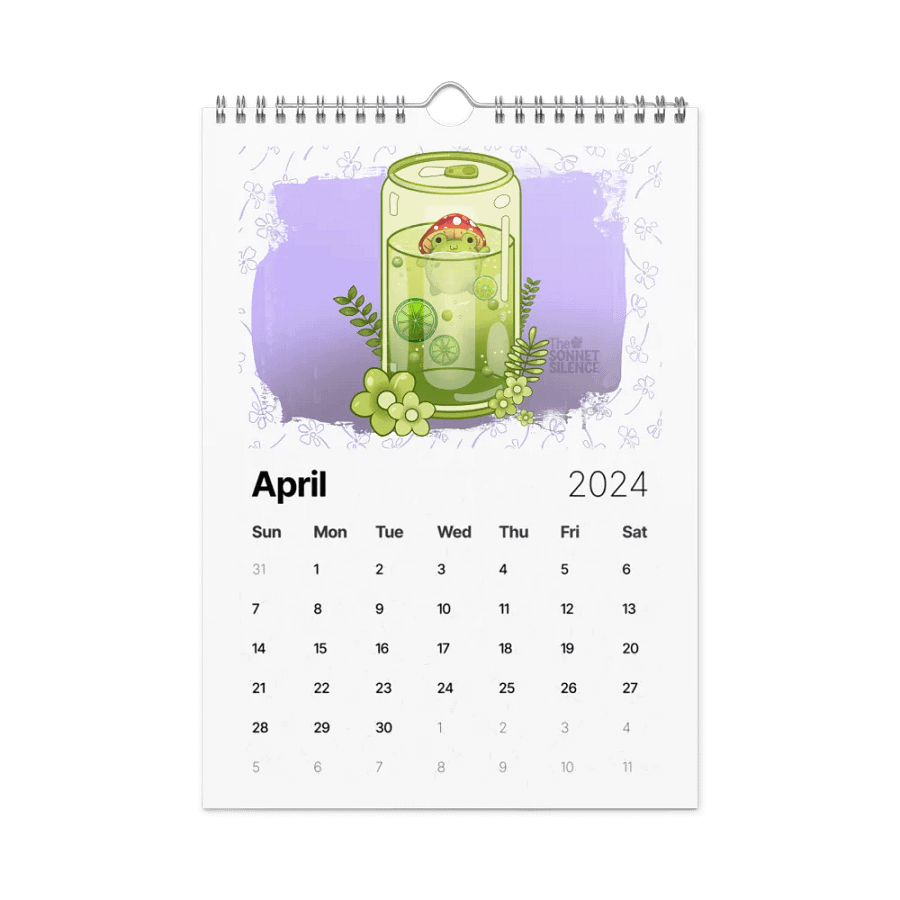 The Sonnet Silence 2024 Calendar product image (1)