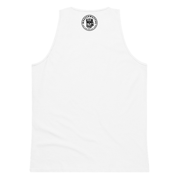 Mens WooferMutter™ Premium Cane Corso White Tank product image (2)