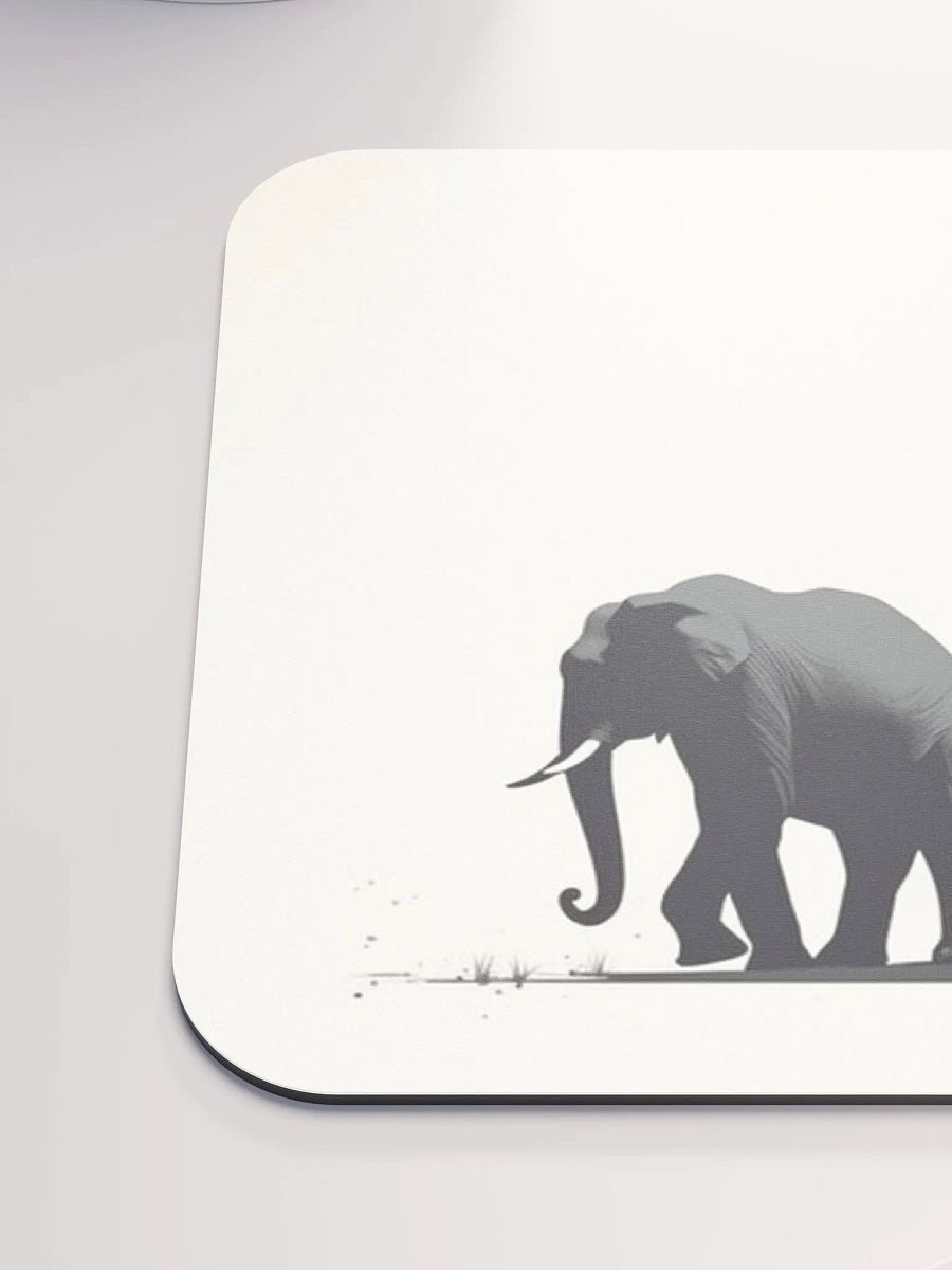 Monochrome Mousepad - Elephant & Handler product image (6)