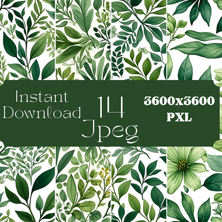 Lush Greenery Paper Pack Bundle product image (2)
