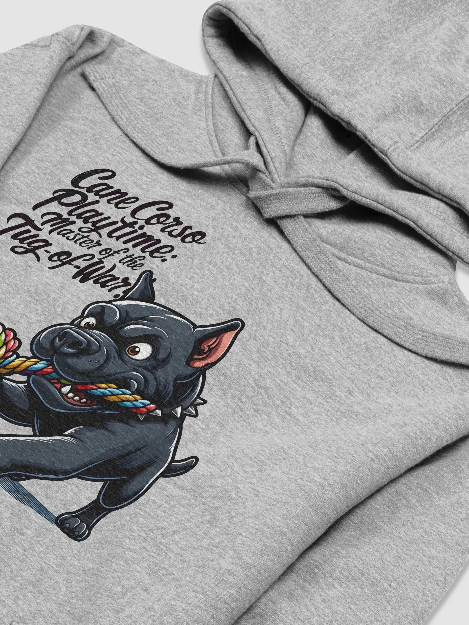 Cane Corso Playtime Hoodie – Master of the Tug-of-War Dog Lover Apparel product image (2)