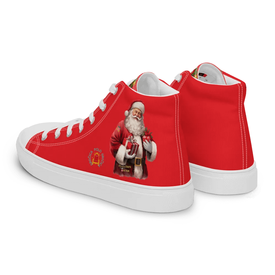 Santa Claus Retro High Tops Women Shoes product image (6)