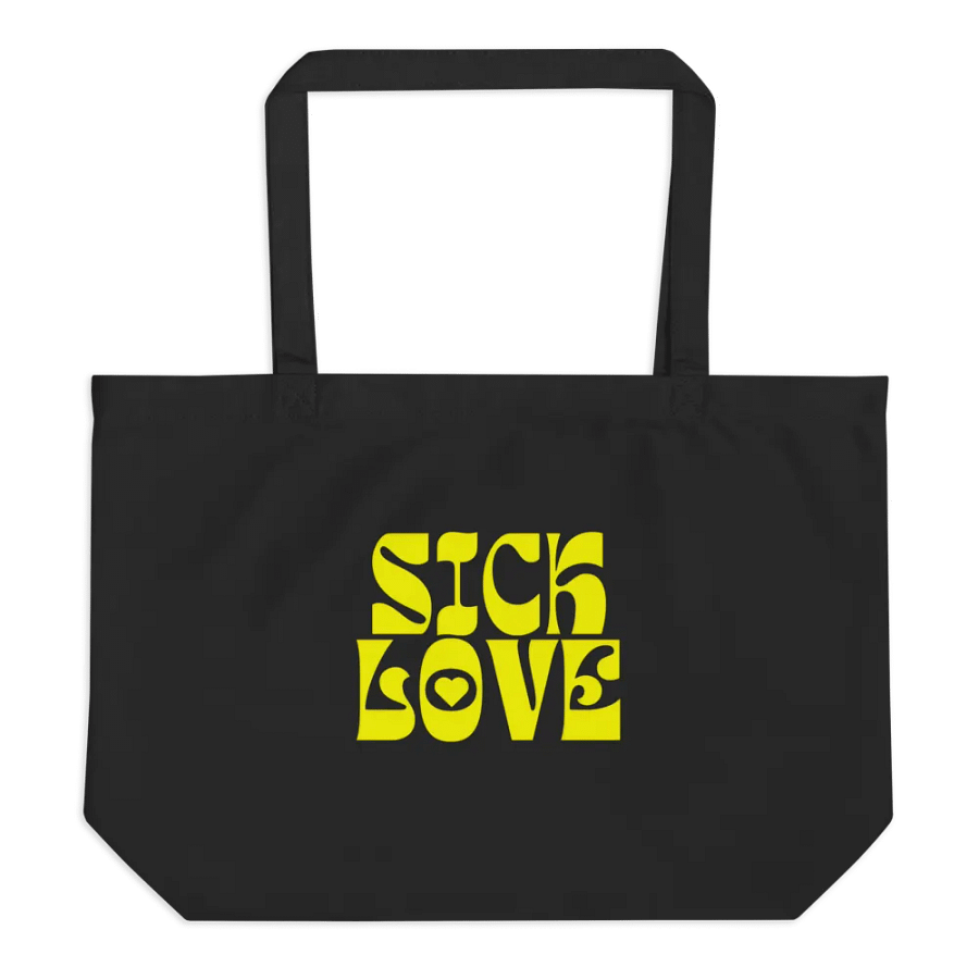 Sick Love Yellow Logo Organic Tote product image (1)