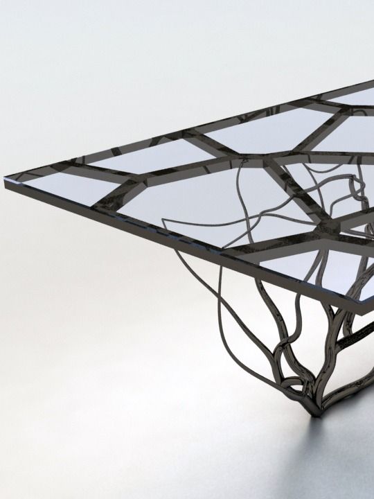 Voronoi Shortest Walk Parametric Furniture Design Grasshopper Rhino Files Download product image (3)