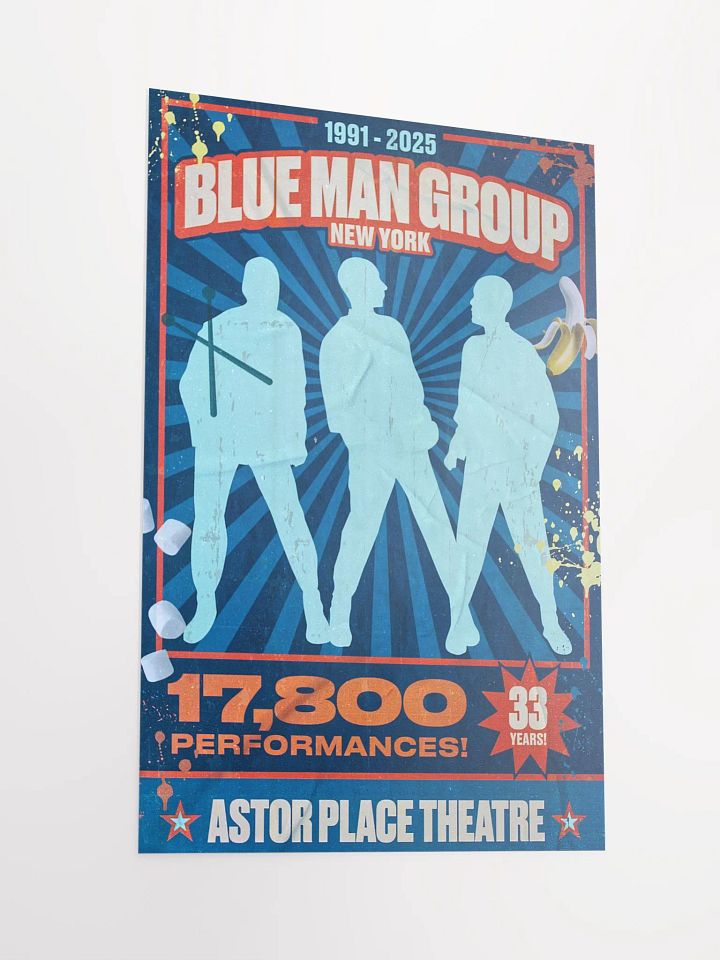 Astor Place Theatre Celebrating 33 Years 1991-2025 12x18 Art Print product image (2)