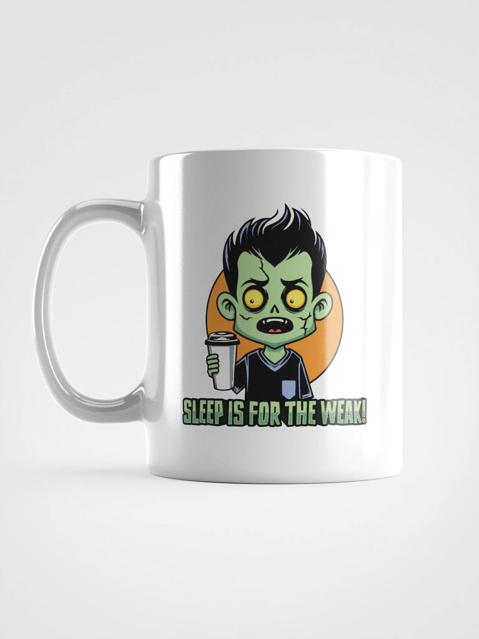 Funny Zombie Coffee Mug – Sleep is for the Weak! product image (5)