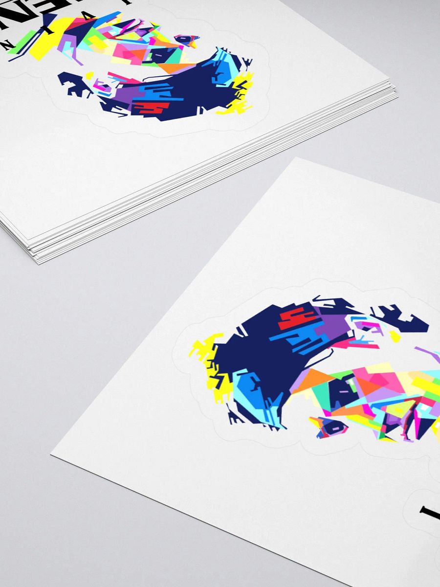 legend living ao Geometry of Love Kiss Cut Stickers product image (16)
