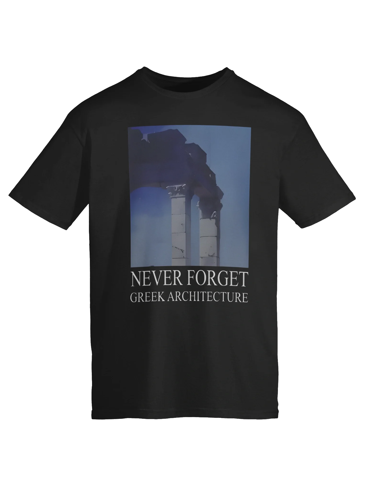 Never Forget Greek Architecture T-Shirt product image (3)