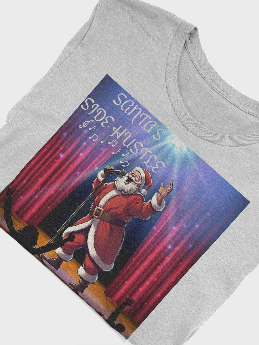 Side Hustle Santa, Karaoke Singing Santa T-shirt product image (30)