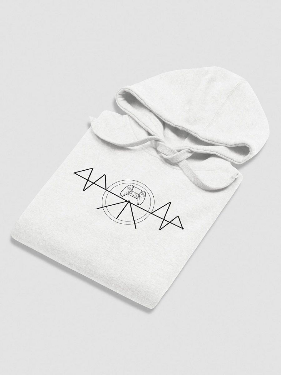 We're All Play Logo Hoodie - White with Black Logo product image (4)