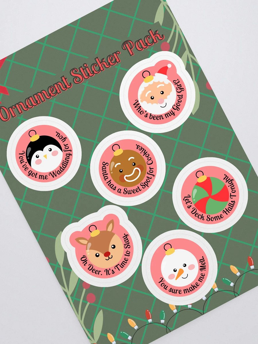 Winter Ornament Sticker Set product image (1)