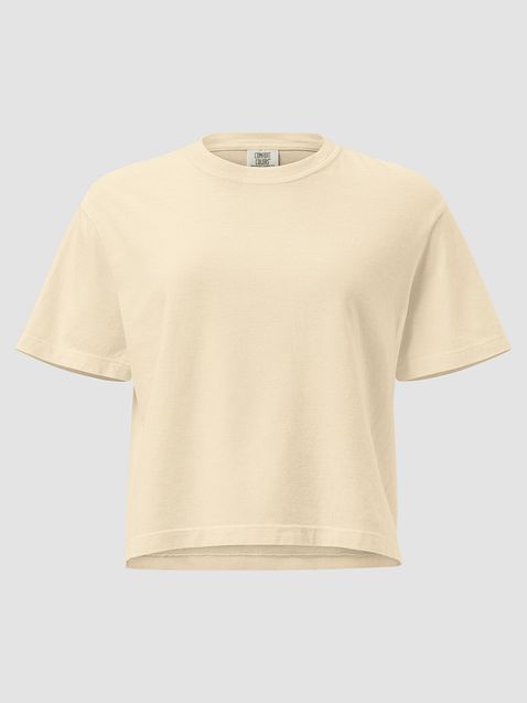 Photo showing Comfort Colors Women's Heavyweight Boxy T-Shirt