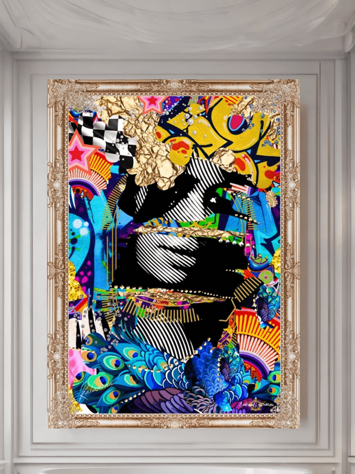 Kalaxia_ Urban Wall Art_ Large Maximalist Street Art Poster_Ladybird I _ Carbon & Stars product image (1)