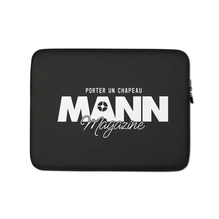 MANN Magazine Black Laptop Sleeve product image (1)