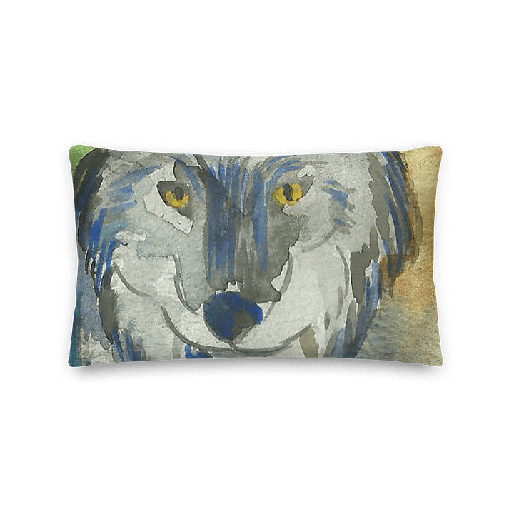 Gray Wolf Pillow product image (5)