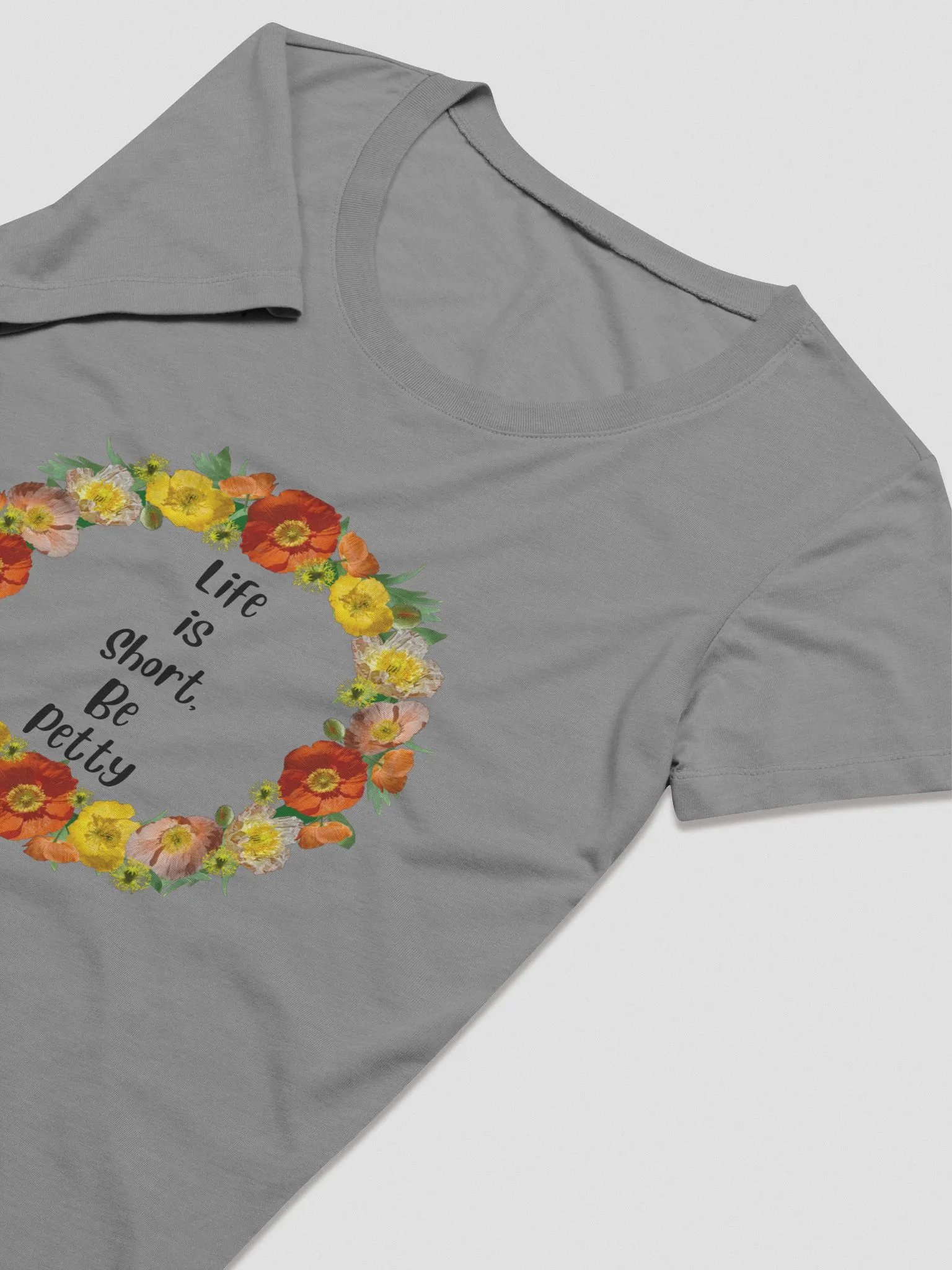 Life is Short Fitted Short Sleeve product image (27)