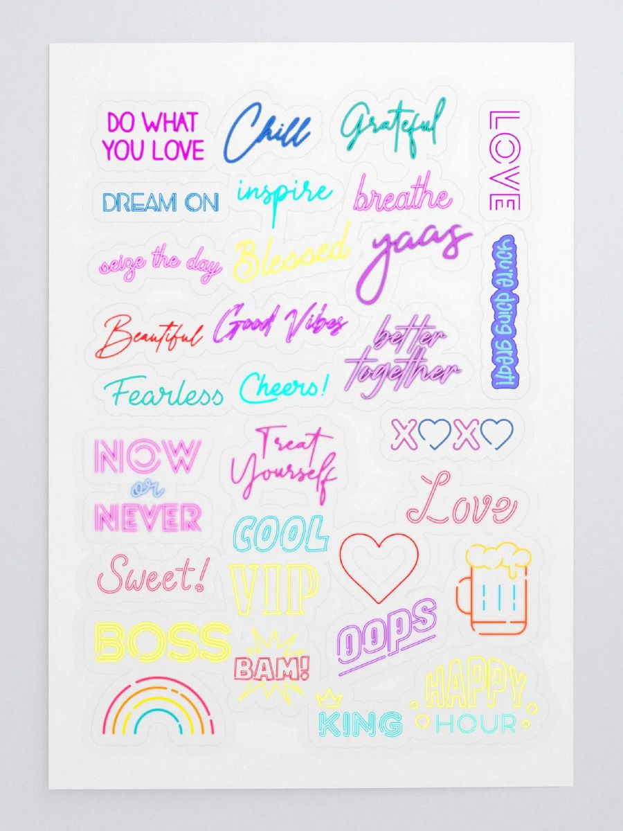 Lovely Motivational Sticker Sheet product image (3)
