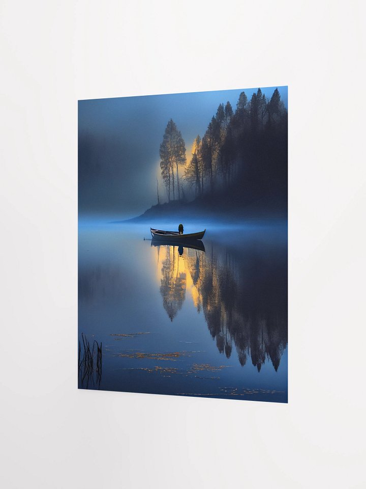 Misty Morning Glow Matte Unframed Wall Art Paper Canvas product image (7)