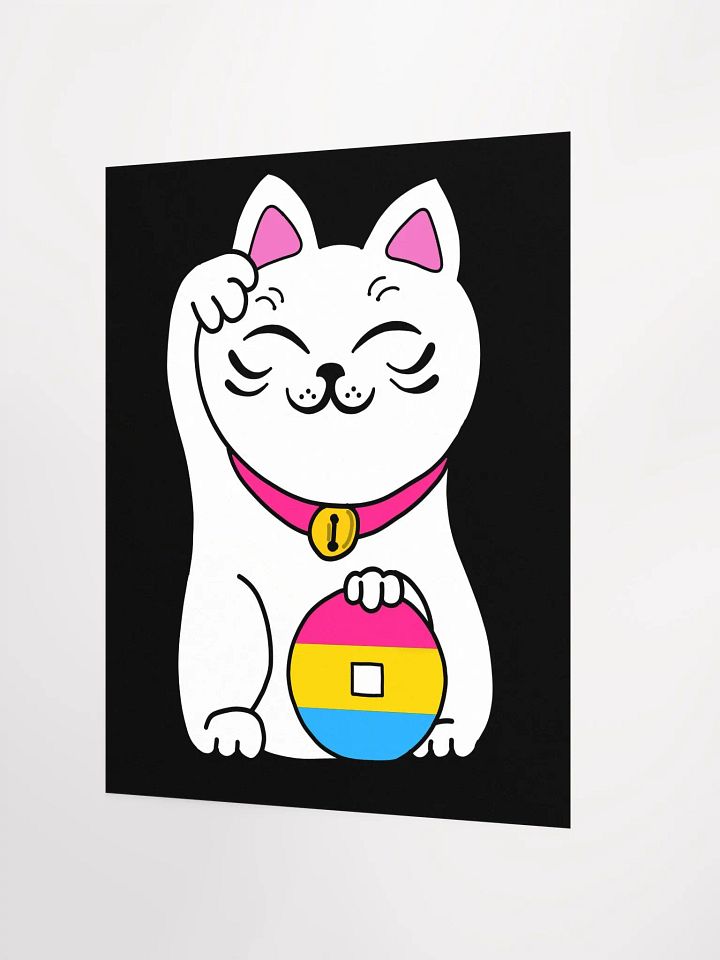 Maneki neko pansexual pride poster product image (2)