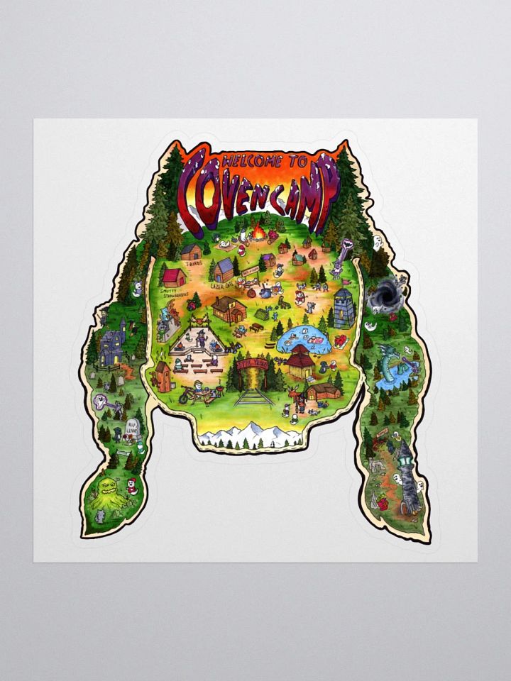 Coven Camp Map '24 Sticker product image (3)