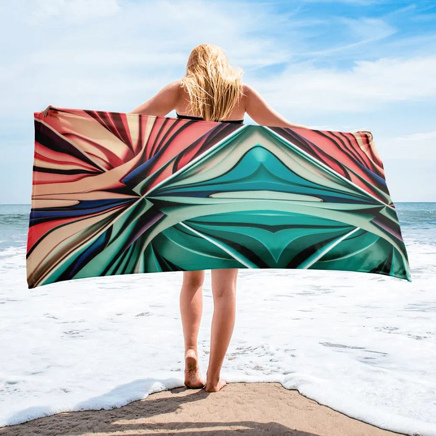 Symmetry Splash Towel product image (2)