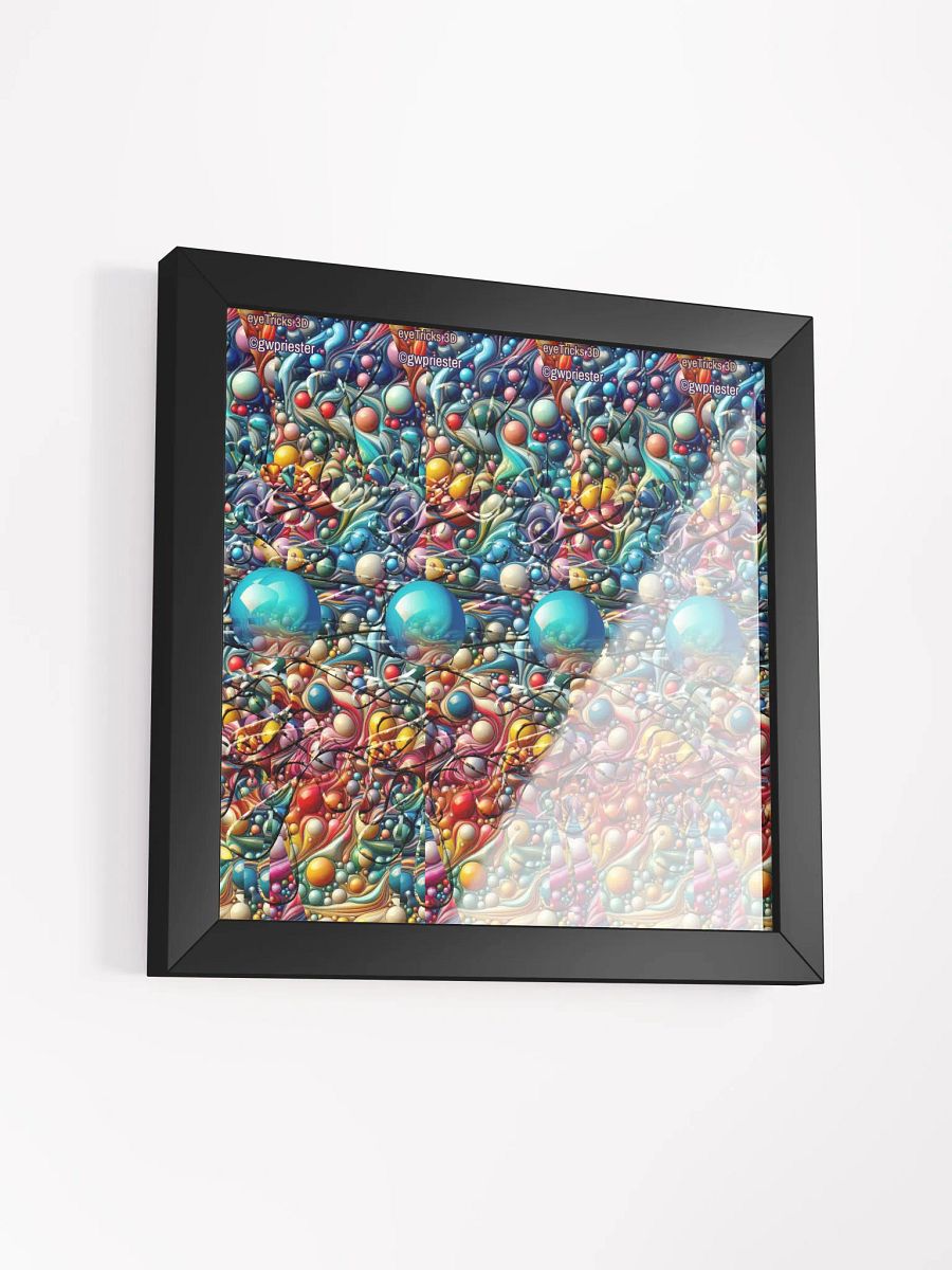 Colorful Splash - Framed 3D Stereogram Poster product image (13)