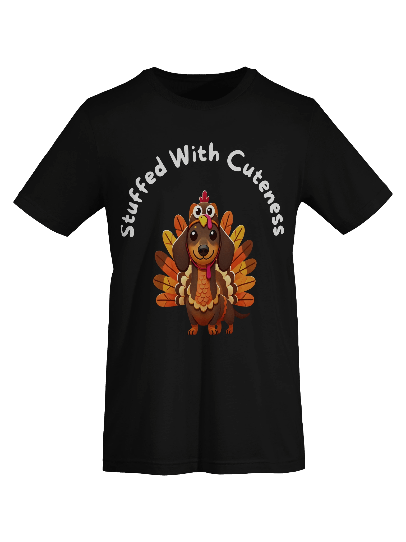 Stuffed With Cuteness – Thanksgiving Dachshund Turkey T-Shirt product image (7)