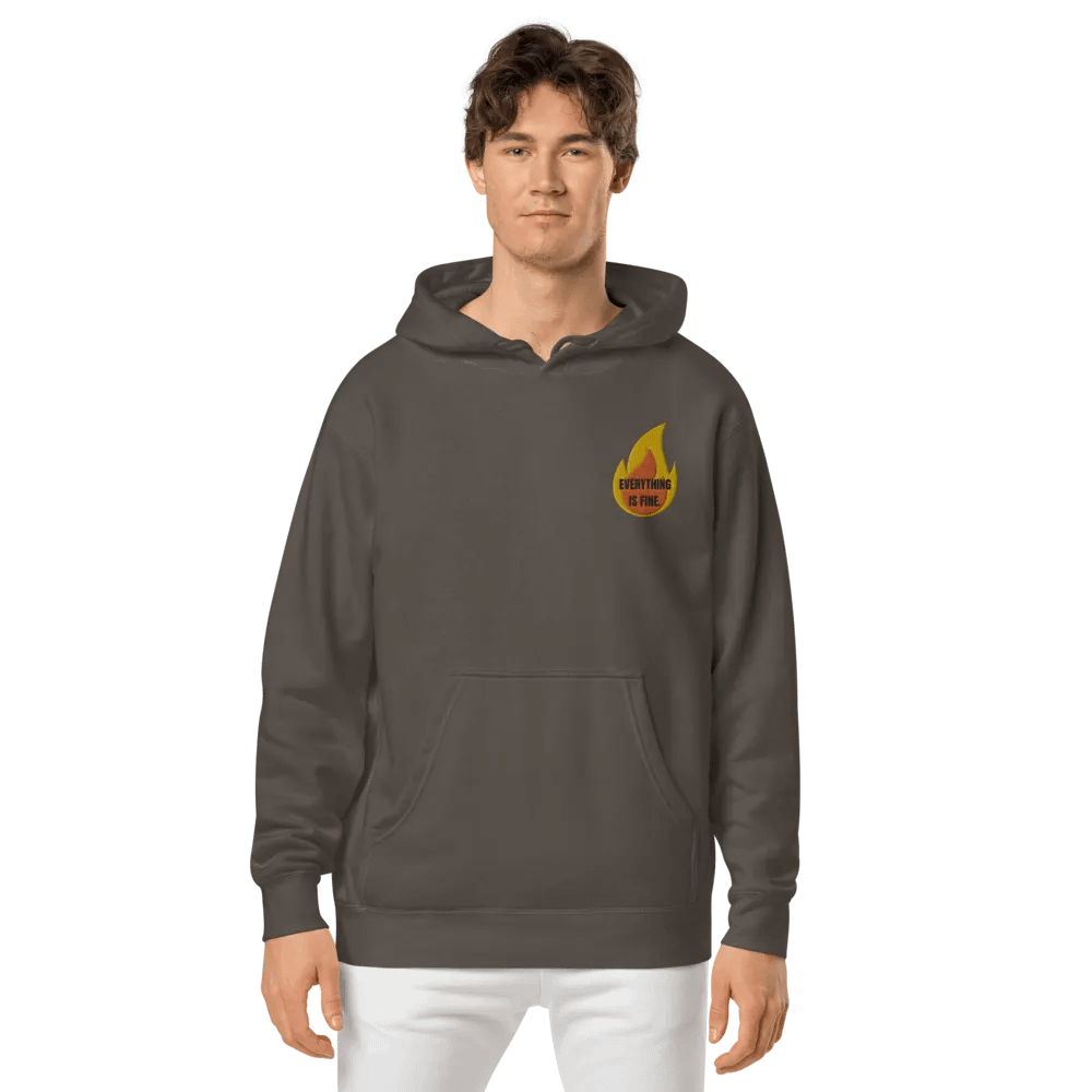 Everything is Fine Hoodie. product image (14)