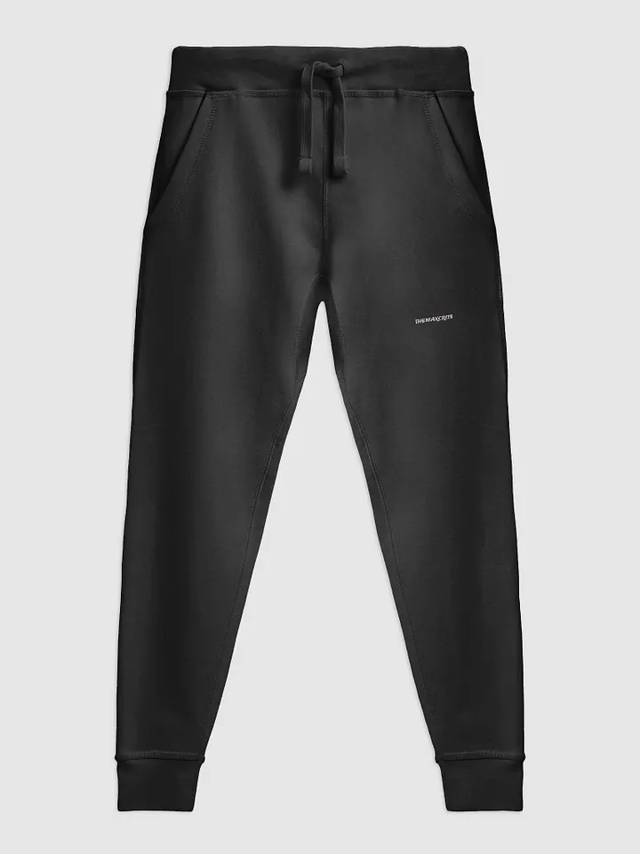 Glitchy Text Distortion Fleece Joggers LOGO product image (1)