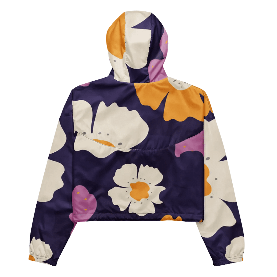 Midnight Blossom Women's Windbreaker product image (5)