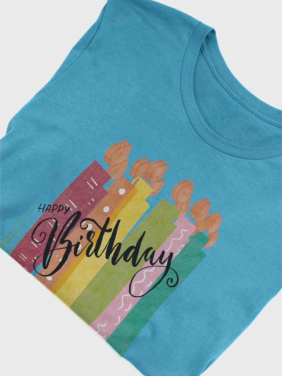Happy Birthday Candle Design T-Shirt product image (78)