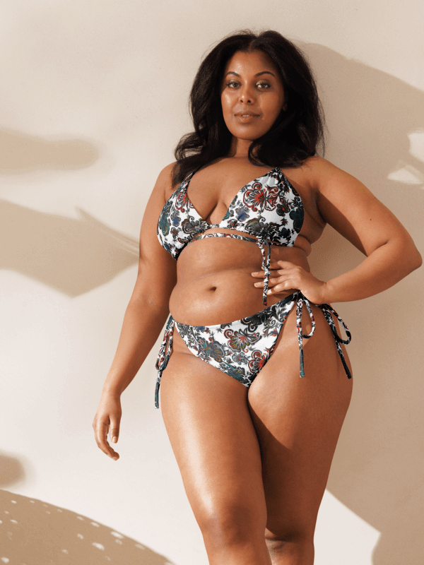 Mysterious Flowers | Recycled String Bikini product image (5)