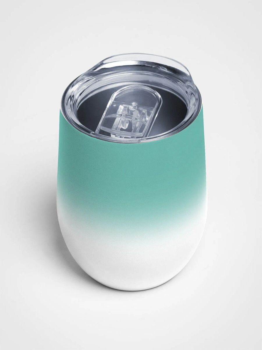 Wine tumbler - Soft green gradient product image (4)