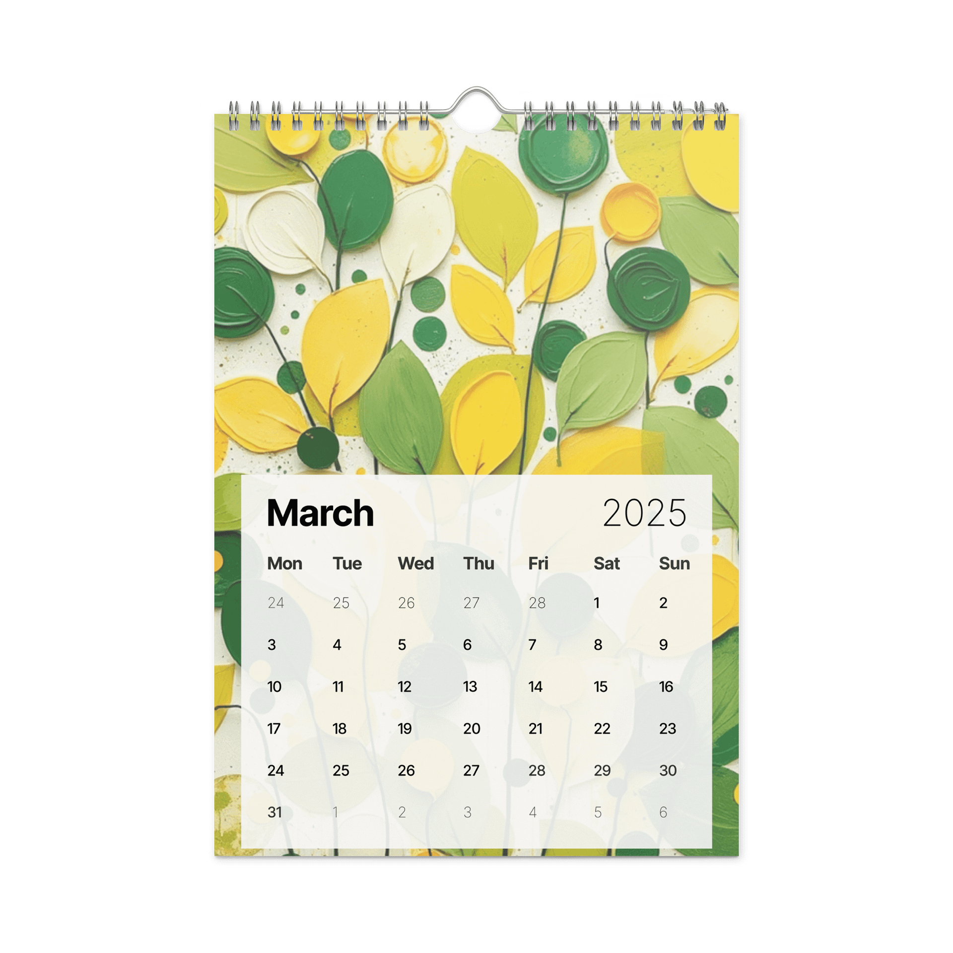 ART ABSTRACT WALL CALENDAR 2026 product image (9)