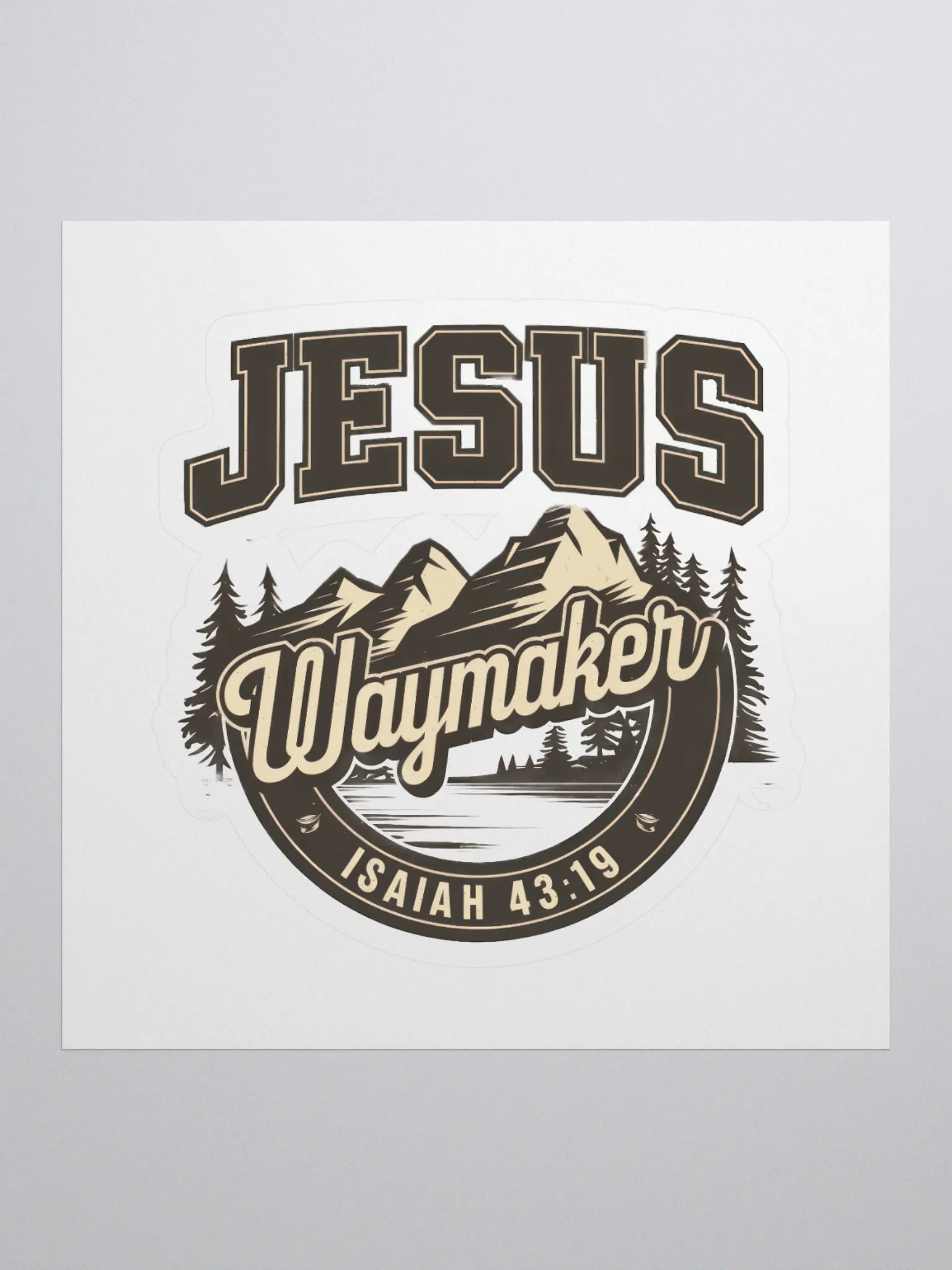 JESUS the Waymaker sticker product image (1)
