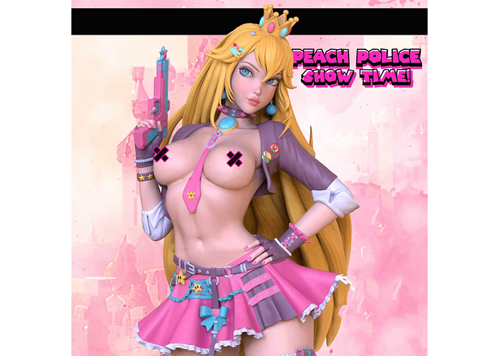 3D Printed: Peach Police NSFW product image (1)