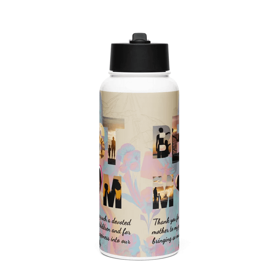 Best Mom Stainless Steel Water Bottle gift for daugters on moms product image (1)