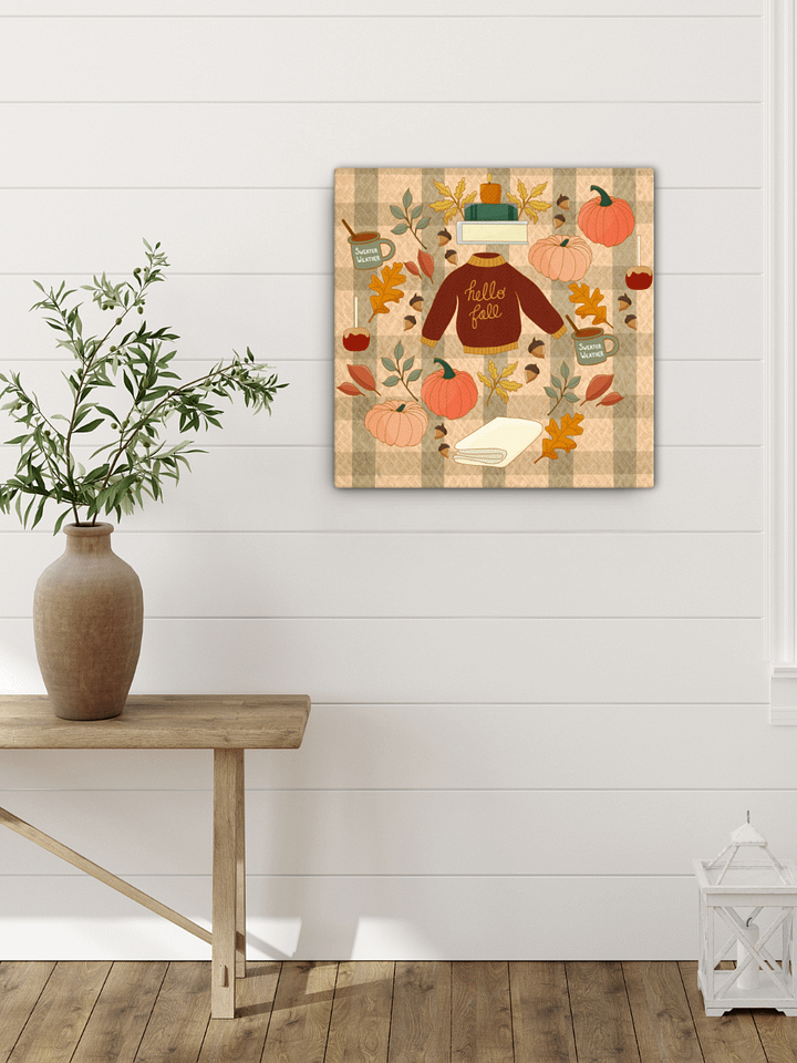 Cozy Fall Design Canvas Art product image (1)