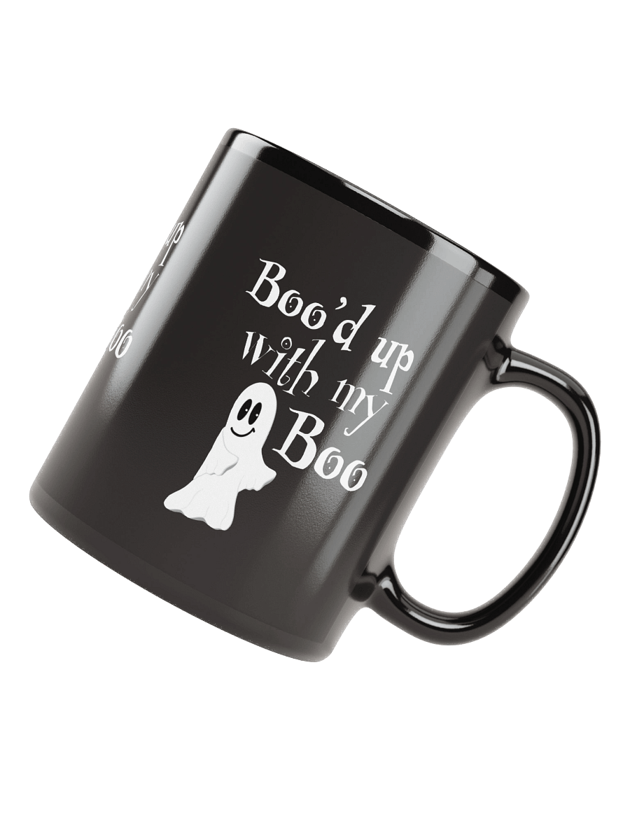 Boo’d Up With My Boo – Cute Ghost Halloween Ceramic Mug product image (7)