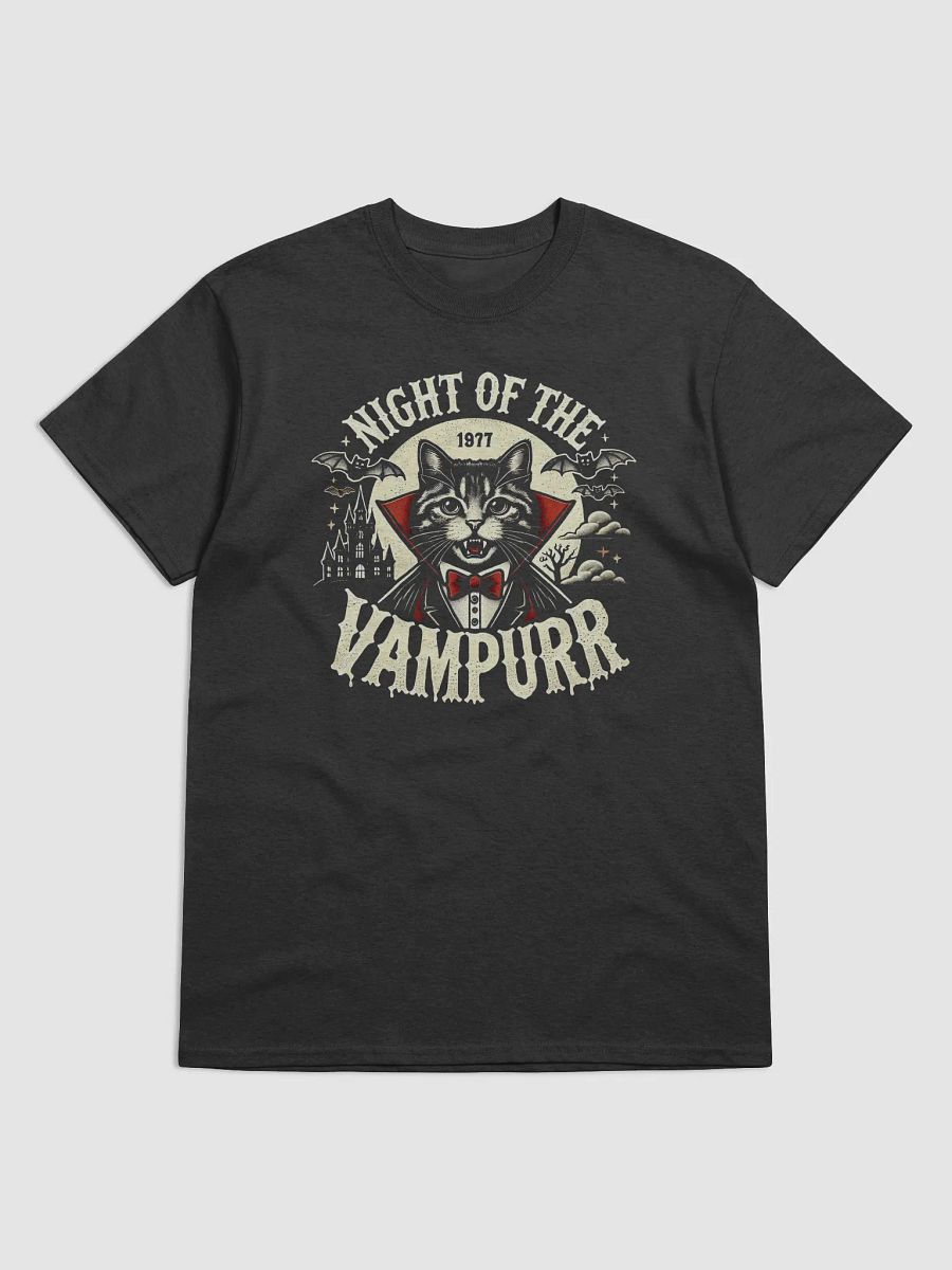 Vampurrcat Gothic Halloween T-Shirt product image (1)