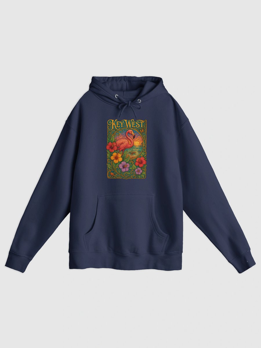 Key West Tropical Hoodie with Flamingo and Hibiscus product image (3)