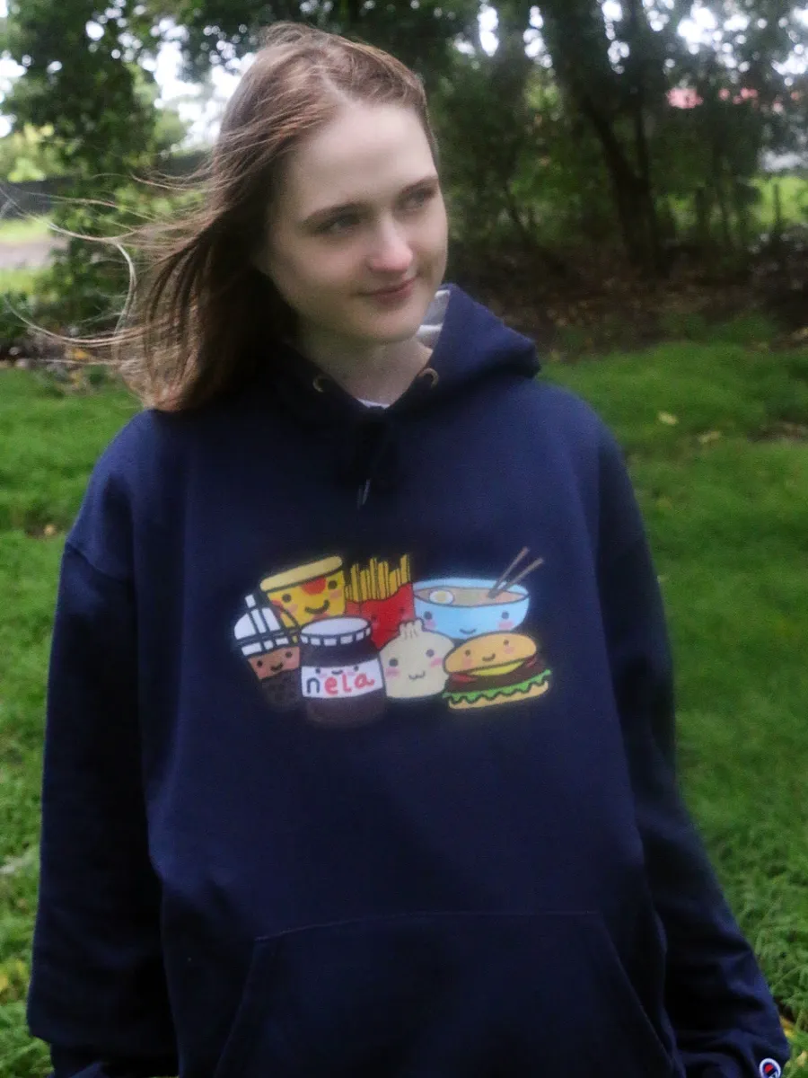 CHAMPION X NELA FOOD EMOJI HOODIE Nela Zisser