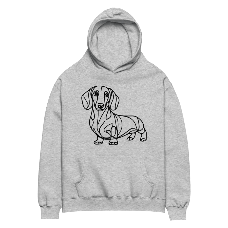 Dachshund Outline Hoodie – Perfect for Dog Enthusiasts product image (2)